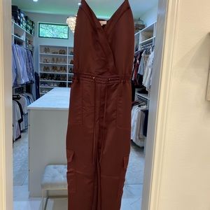 Parker Burgundy Jumpsuit